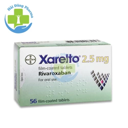 Xarelto 2.5 mg - Hộp, 01 vỉ x 14 viên